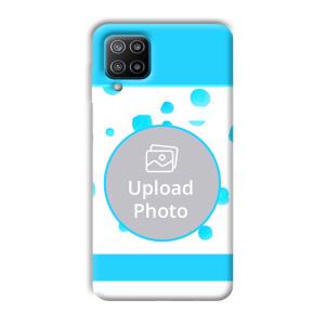 Bluish Customized Printed Back Cover for Samsung Galaxy F12