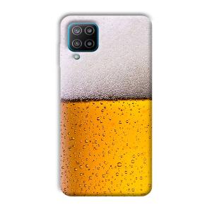 Beer Design Phone Customized Printed Back Cover for Samsung Galaxy F12