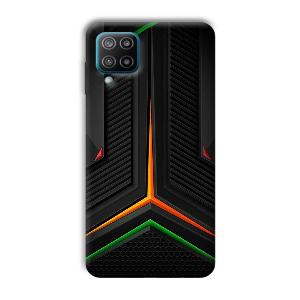 Black Design Phone Customized Printed Back Cover for Samsung Galaxy F12