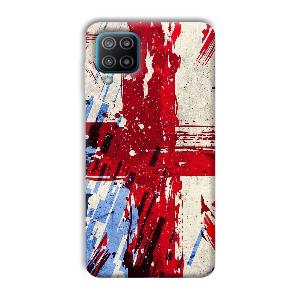 Red Cross Design Phone Customized Printed Back Cover for Samsung Galaxy F12