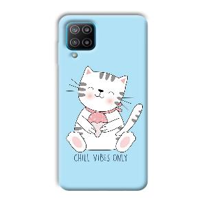 Chill Vibes Phone Customized Printed Back Cover for Samsung Galaxy F12