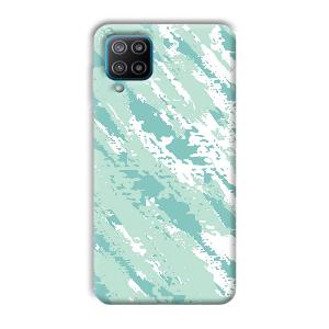 Sky Blue Design Phone Customized Printed Back Cover for Samsung Galaxy F12