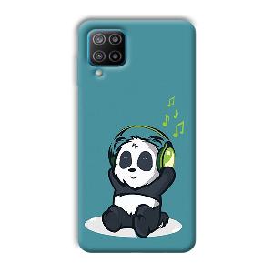 Panda  Phone Customized Printed Back Cover for Samsung Galaxy F12