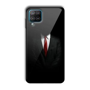 Hitman Customized Printed Glass Back Cover for Samsung Galaxy F12