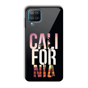 California Customized Printed Glass Back Cover for Samsung Galaxy F12