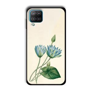 Flowers Customized Printed Glass Back Cover for Samsung Galaxy F12
