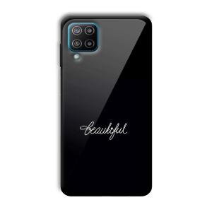 Beautiful Customized Printed Glass Back Cover for Samsung Galaxy F12