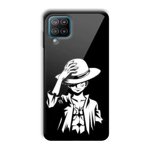 Cool Dude Customized Printed Glass Back Cover for Samsung Galaxy F12