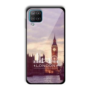 London Customized Printed Glass Back Cover for Samsung Galaxy F12