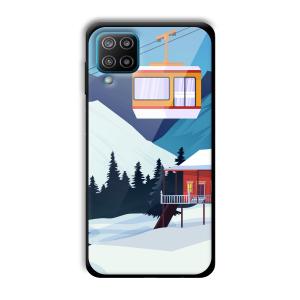 Holiday Home Customized Printed Glass Back Cover for Samsung Galaxy F12