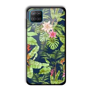 Forest at Night Customized Printed Glass Back Cover for Samsung Galaxy F12