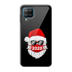 2020 Santa Customized Printed Glass Back Cover for Samsung Galaxy F12