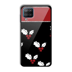 Little Fruits Customized Printed Glass Back Cover for Samsung Galaxy F12