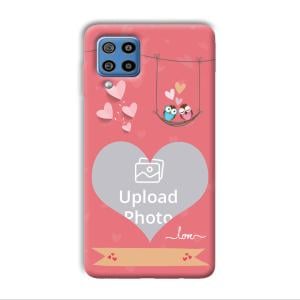 Love Birds Design Customized Printed Back Cover for Samsung Galaxy F22