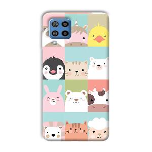 Kittens Phone Customized Printed Back Cover for Samsung Galaxy F22