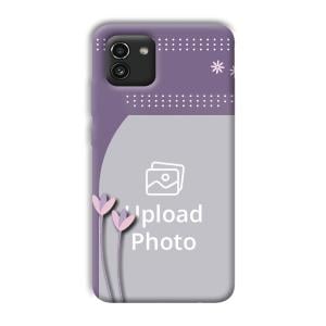 Lilac Pattern Customized Printed Back Cover for Samsung Galaxy A03