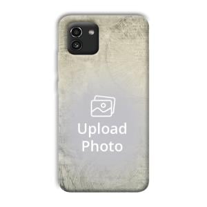 Grey Retro Customized Printed Back Cover for Samsung Galaxy A03