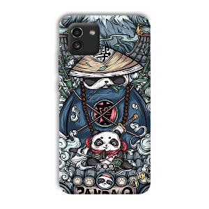 Panda Q Phone Customized Printed Back Cover for Samsung Galaxy A03