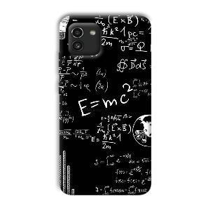 E is Equal To MC2 Phone Customized Printed Back Cover for Samsung Galaxy A03