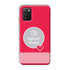 Love Symbol Customized Printed Back Cover for Samsung Galaxy A03s