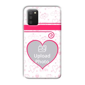 Hearts Customized Printed Back Cover for Samsung Galaxy A03s