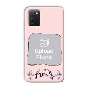 Happy Family Customized Printed Back Cover for Samsung Galaxy A03s