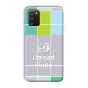 Grid Customized Printed Back Cover for Samsung Galaxy A03s