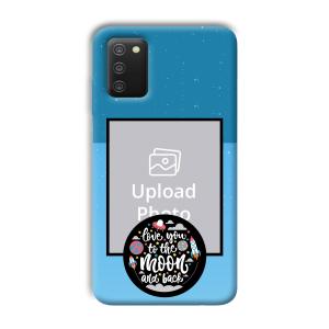 Love You Customized Printed Back Cover for Samsung Galaxy A03s