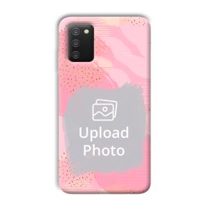 Sparkly Pink Customized Printed Back Cover for Samsung Galaxy A03s