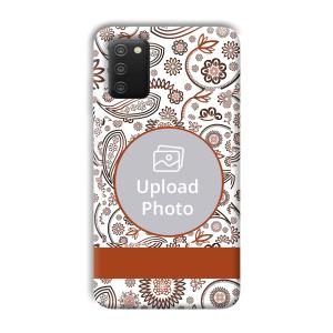 Henna Art Customized Printed Back Cover for Samsung Galaxy A03s