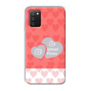 2 Hearts Customized Printed Back Cover for Samsung Galaxy A03s
