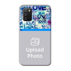 Love   Customized Printed Back Cover for Samsung Galaxy A03s