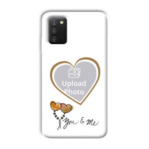 You & Me Customized Printed Back Cover for Samsung Galaxy A03s