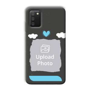 Love & Clouds Customized Printed Back Cover for Samsung Galaxy A03s