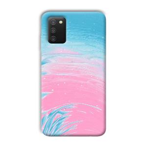 Pink Water Phone Customized Printed Back Cover for Samsung Galaxy A03s