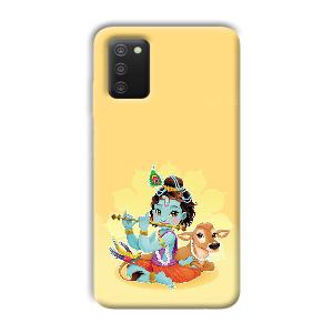 Baby Krishna Phone Customized Printed Back Cover for Samsung Galaxy A03s