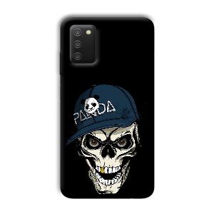 Panda & Skull Phone Customized Printed Back Cover for Samsung Galaxy A03s