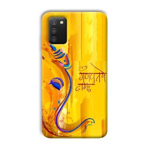 Ganpathi Prayer Phone Customized Printed Back Cover for Samsung Galaxy A03s