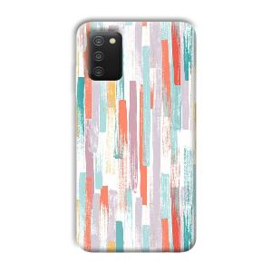 Light Paint Stroke Phone Customized Printed Back Cover for Samsung Galaxy A03s