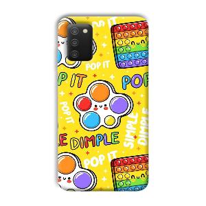 Pop It Phone Customized Printed Back Cover for Samsung Galaxy A03s