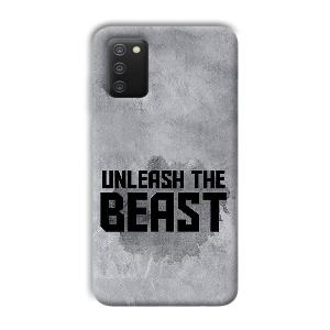 Unleash The Beast Phone Customized Printed Back Cover for Samsung Galaxy A03s