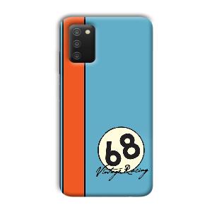 Vintage Racing Phone Customized Printed Back Cover for Samsung Galaxy A03s