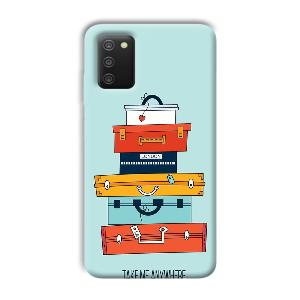 Take Me Anywhere Phone Customized Printed Back Cover for Samsung Galaxy A03s