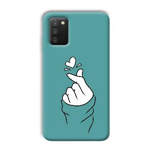 Korean Love Design Phone Customized Printed Back Cover for Samsung Galaxy A03s