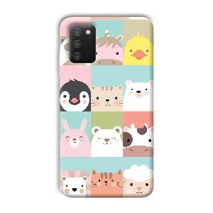 Kittens Phone Customized Printed Back Cover for Samsung Galaxy A03s