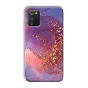 Sparkling Marble Phone Customized Printed Back Cover for Samsung Galaxy A03s