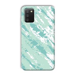 Sky Blue Design Phone Customized Printed Back Cover for Samsung Galaxy A03s