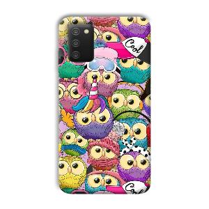 Colorful Owls Phone Customized Printed Back Cover for Samsung Galaxy A03s