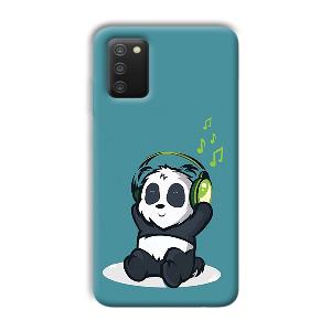 Panda  Phone Customized Printed Back Cover for Samsung Galaxy A03s