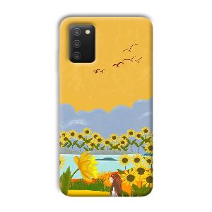 Girl in the Scenery Phone Customized Printed Back Cover for Samsung Galaxy A03s